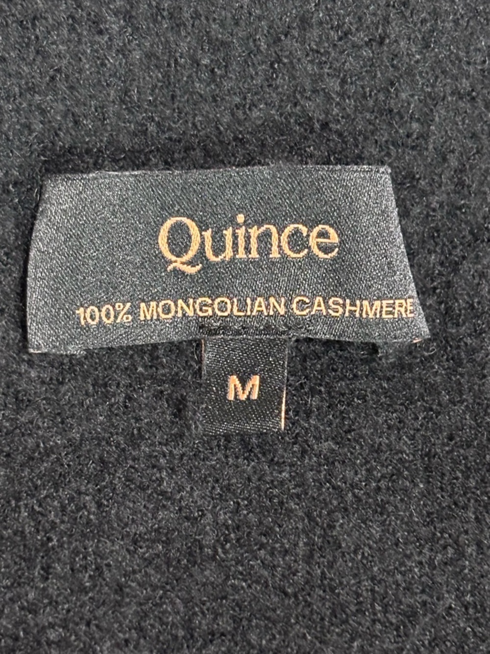 Quince 100% Cashmere Mock Neck Sweater Cropped Soft Luxury Minimal - Picture 2 of 4